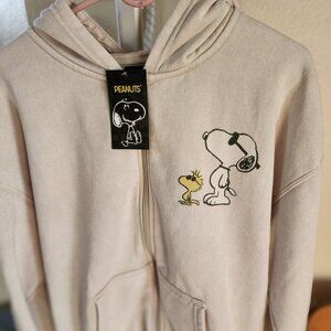 Snoopy Woodstock Hoodie Peanuts Men's Medium Brand NEW with Tags NWT Full Zip